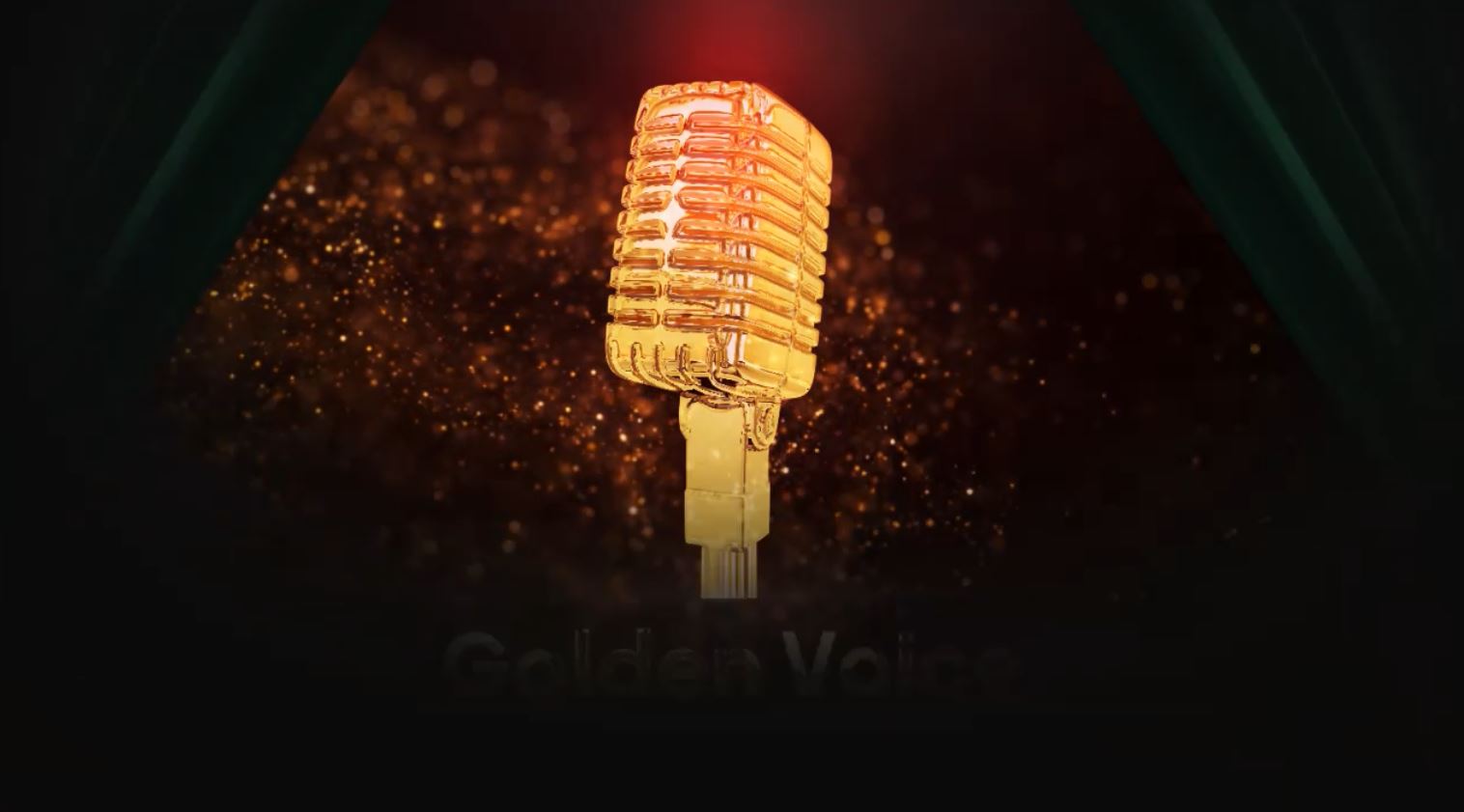 Golden Voice After Effects Project