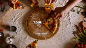 pizza logo animation after effects Template